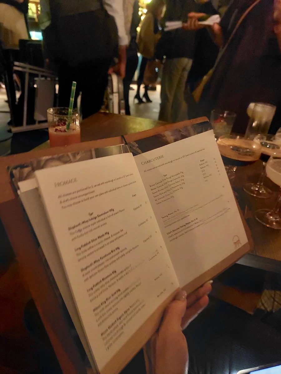 Menu, The Brass Monkey