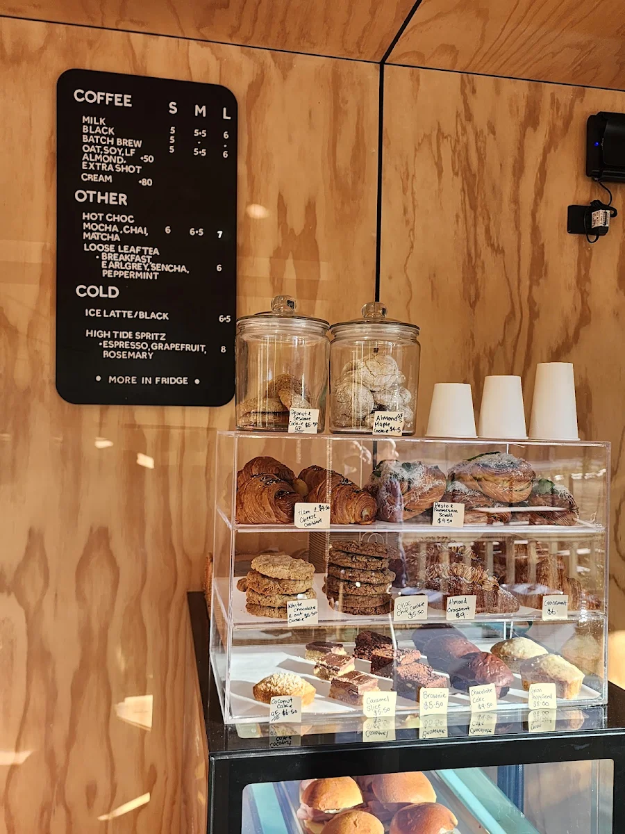 Menu, Tidal Coffee