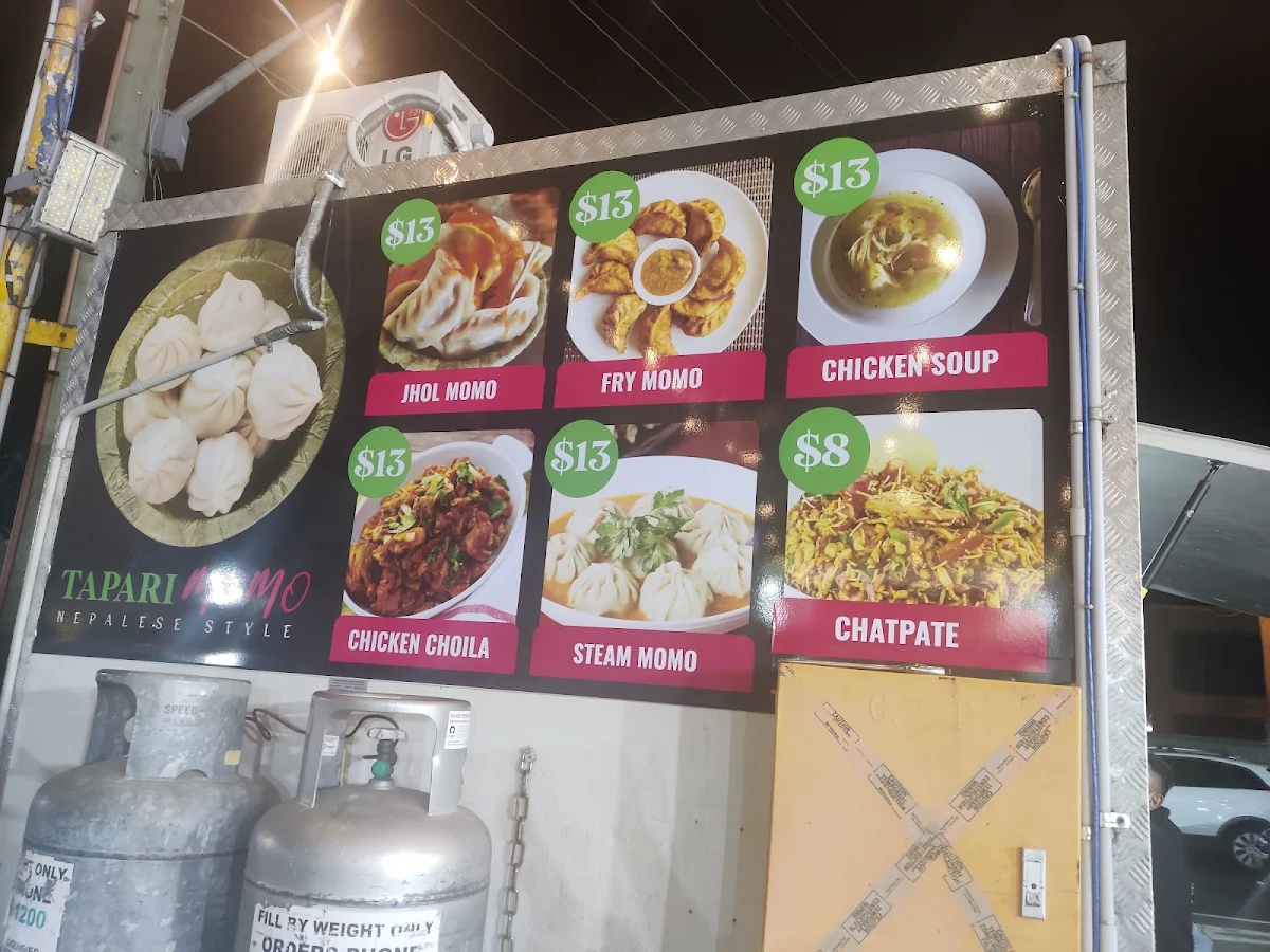 Menu, Tapari Momo