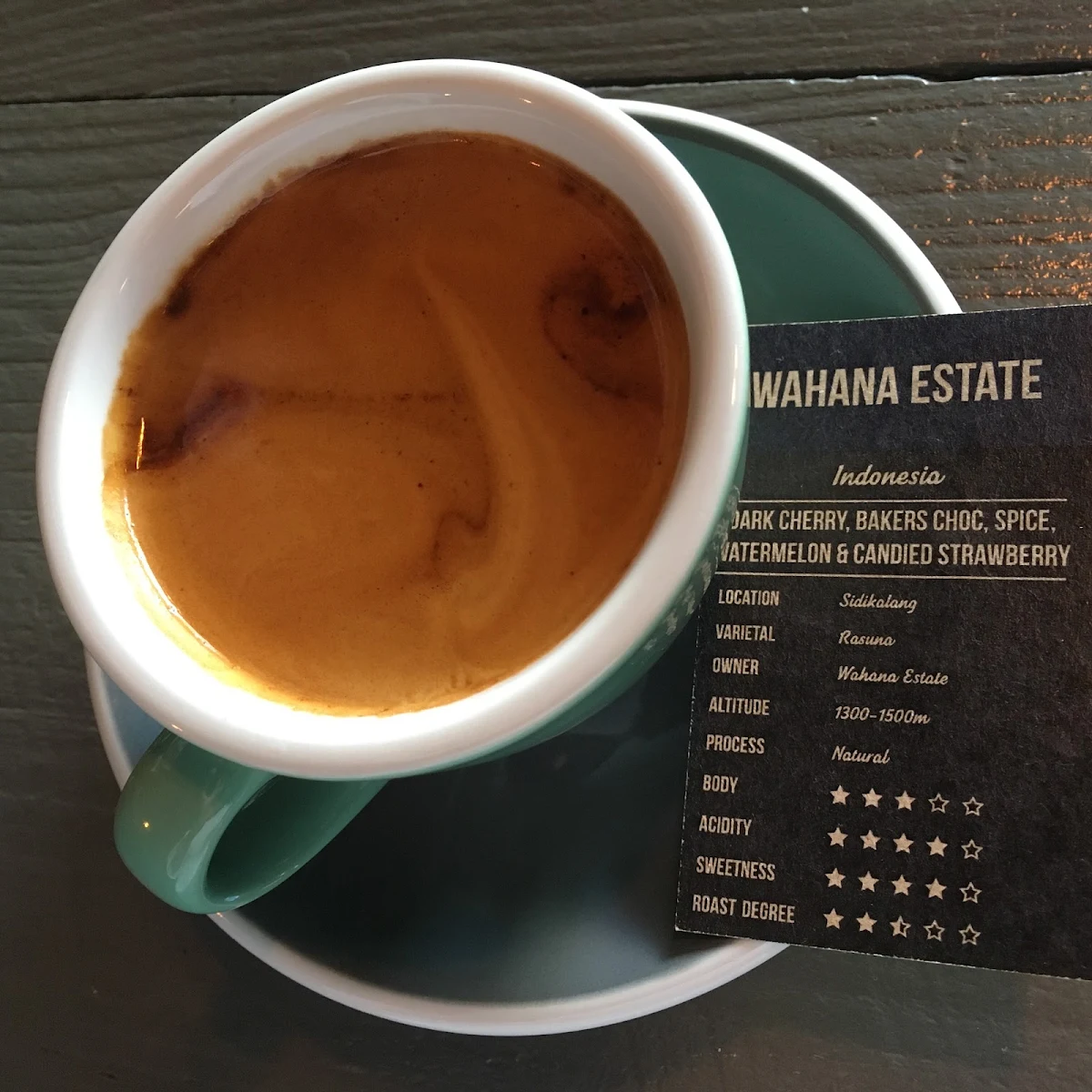 Menu, Black Market Espresso Bar