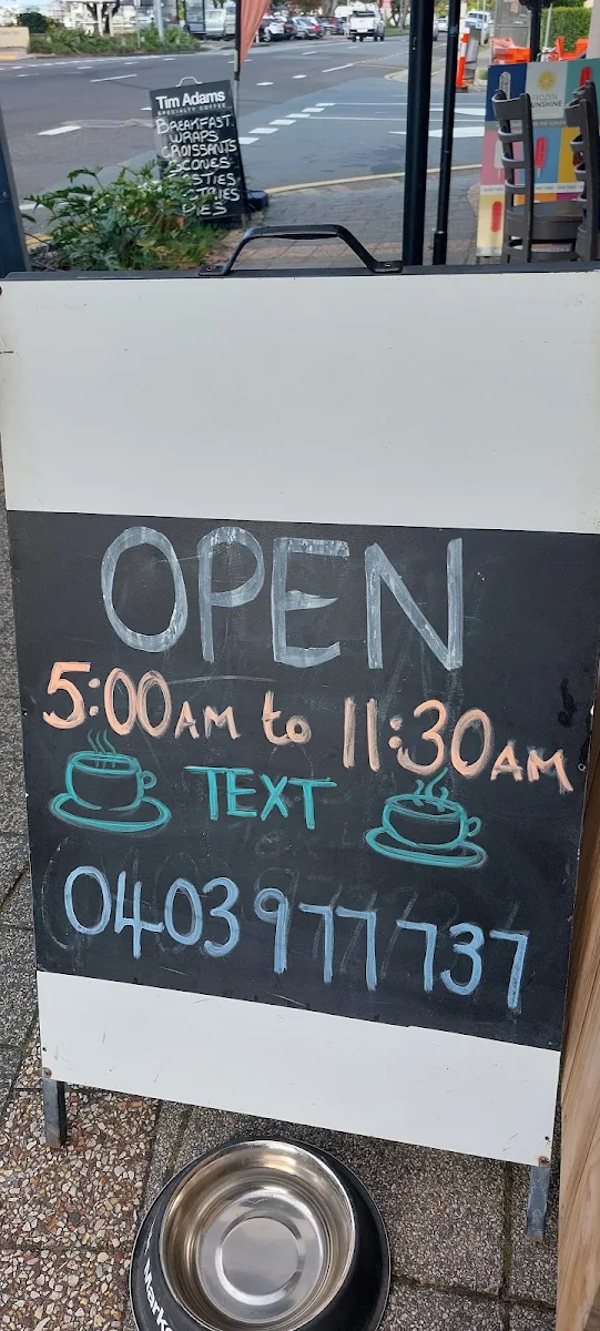 Menu, Black Market Espresso Bar