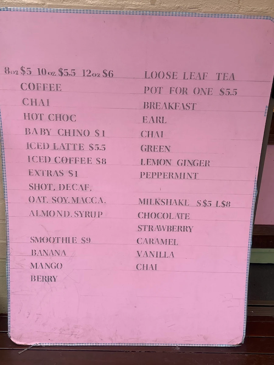 Menu, Sweet Layers Artisan Cakes
