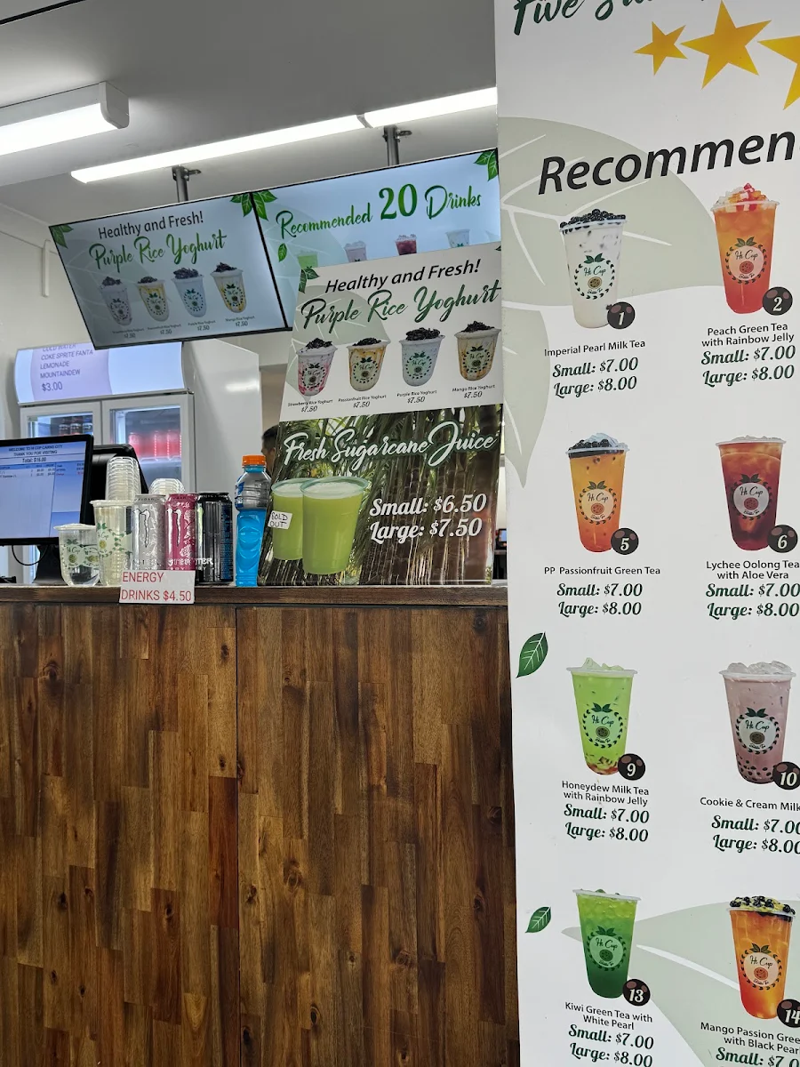Menu, Hi Cup Bubble Tea Cairns City