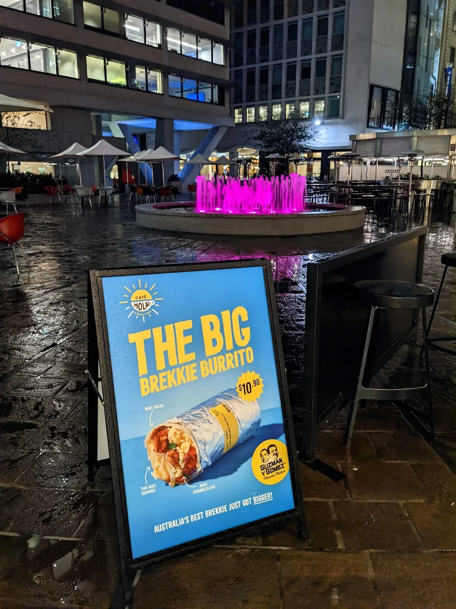 Menu, Guzman y Gomez - Australia Square
