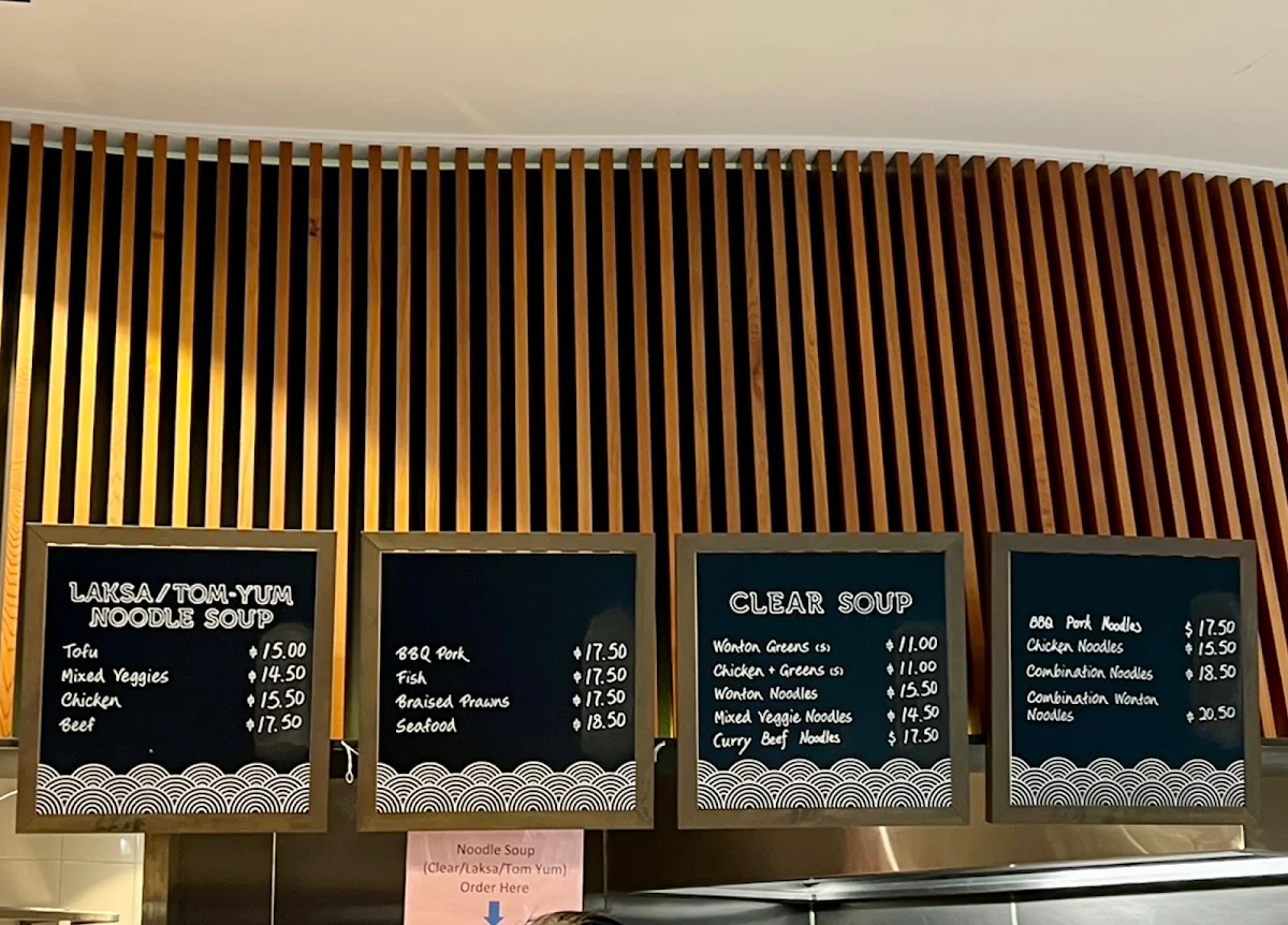 Menu, CBD Noodle