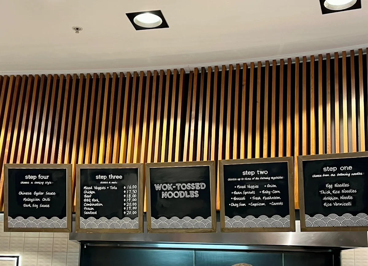 Menu, CBD Noodle