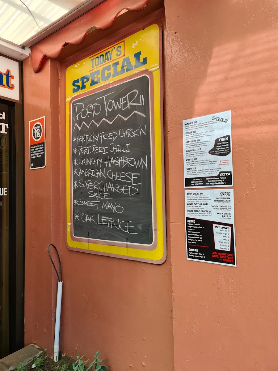 Menu, High N' Dry