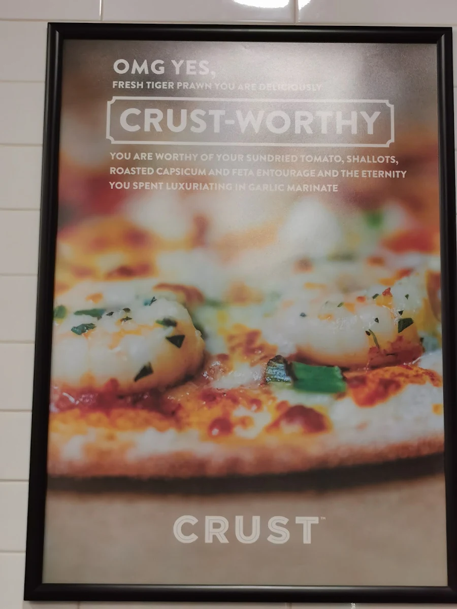Menu, Crust Pizza Carine
