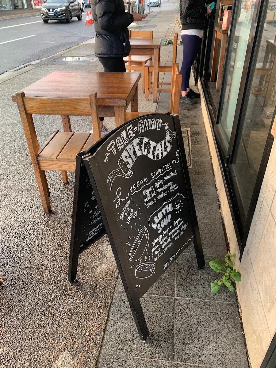 Menu, Bean Tree Cafe