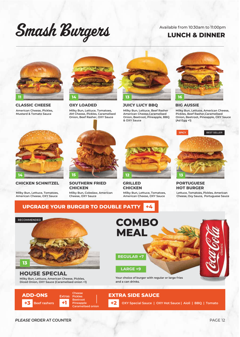 Menu, Oxygen Eatery | Café , Acai & Grill