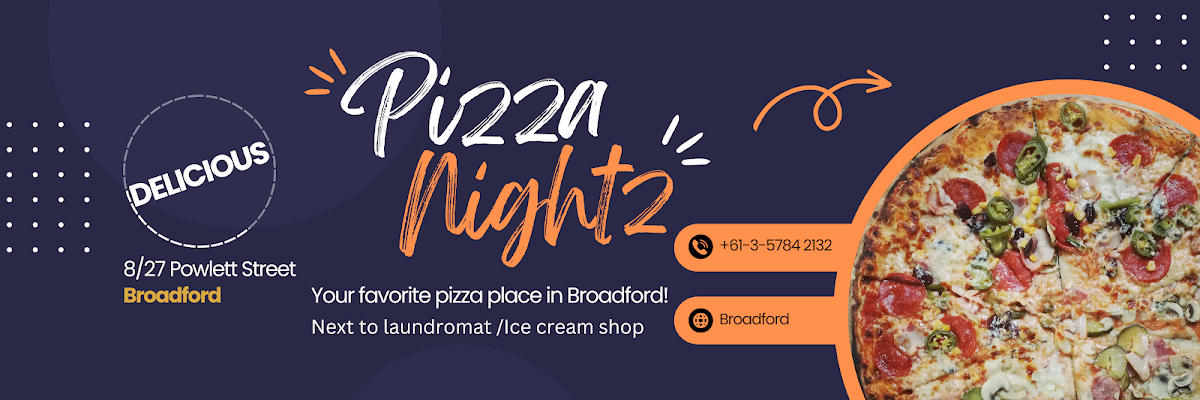 Menu, 🌟 Pizza Nightz Broadford
