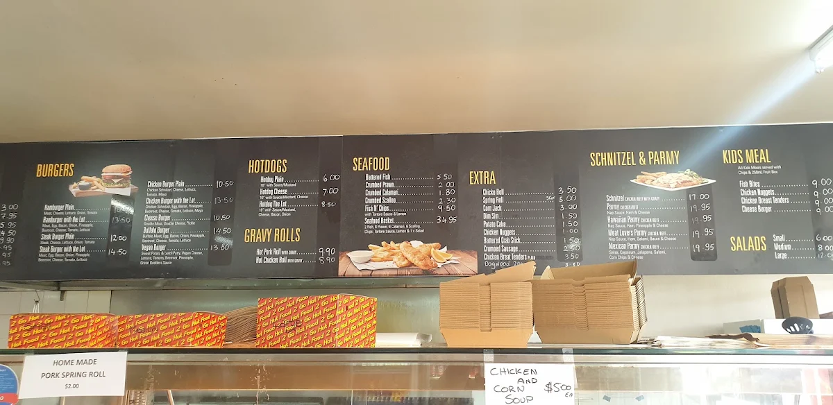 Menu, Chook House