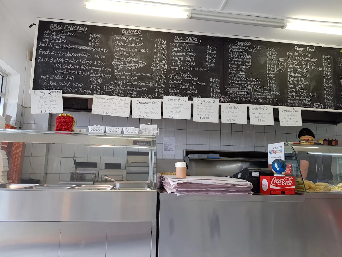 Menu, Towradgi Chicken Shop
