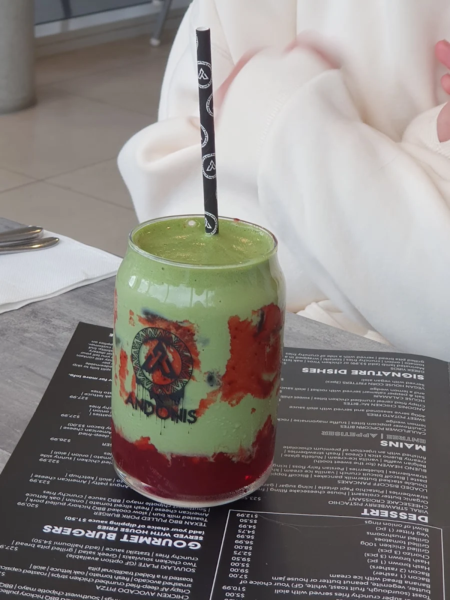 Menu, Andonis Cafe & Bar, Mount Gravatt (Logan Rd)