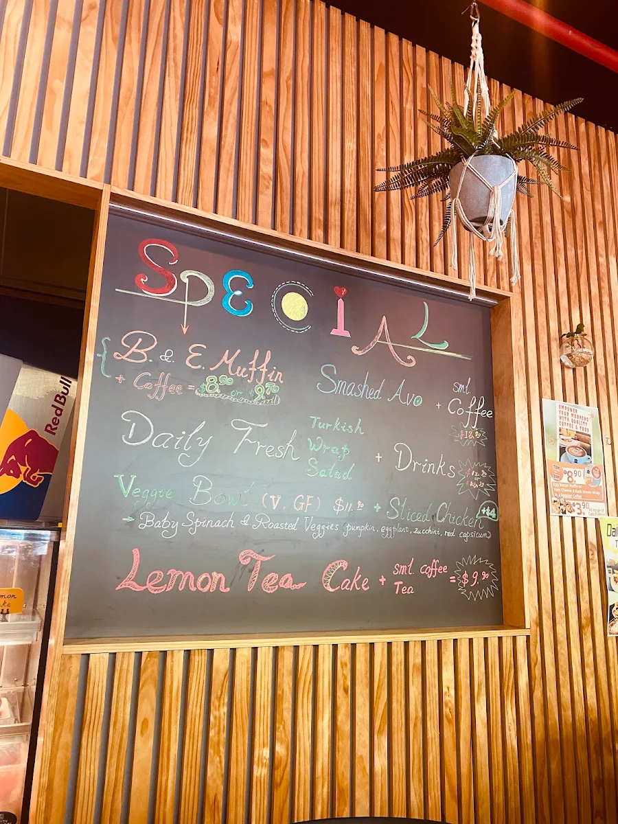 Menu, Cafenatics Forte