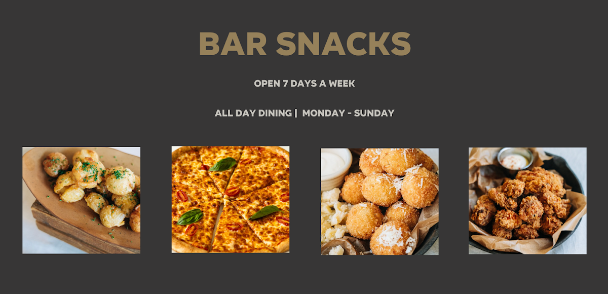 Menu, Town Tavern Blacktown