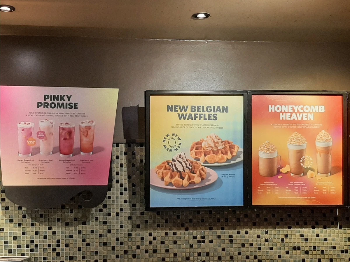 Menu, Starbucks George Street