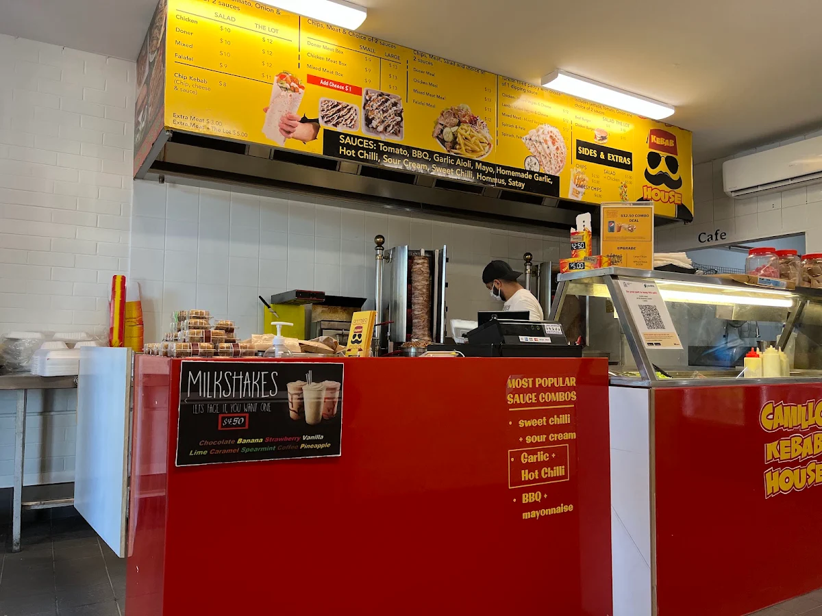 Menu, Camillo Kebab House