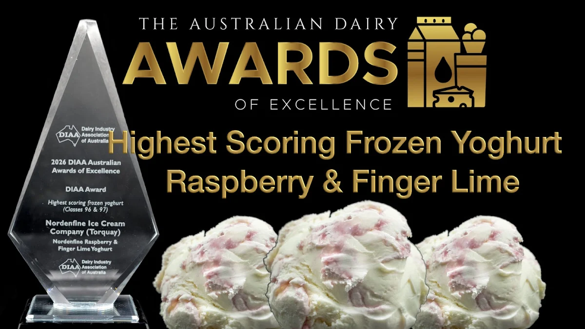 Menu, Nordenfine Ice Cream Company