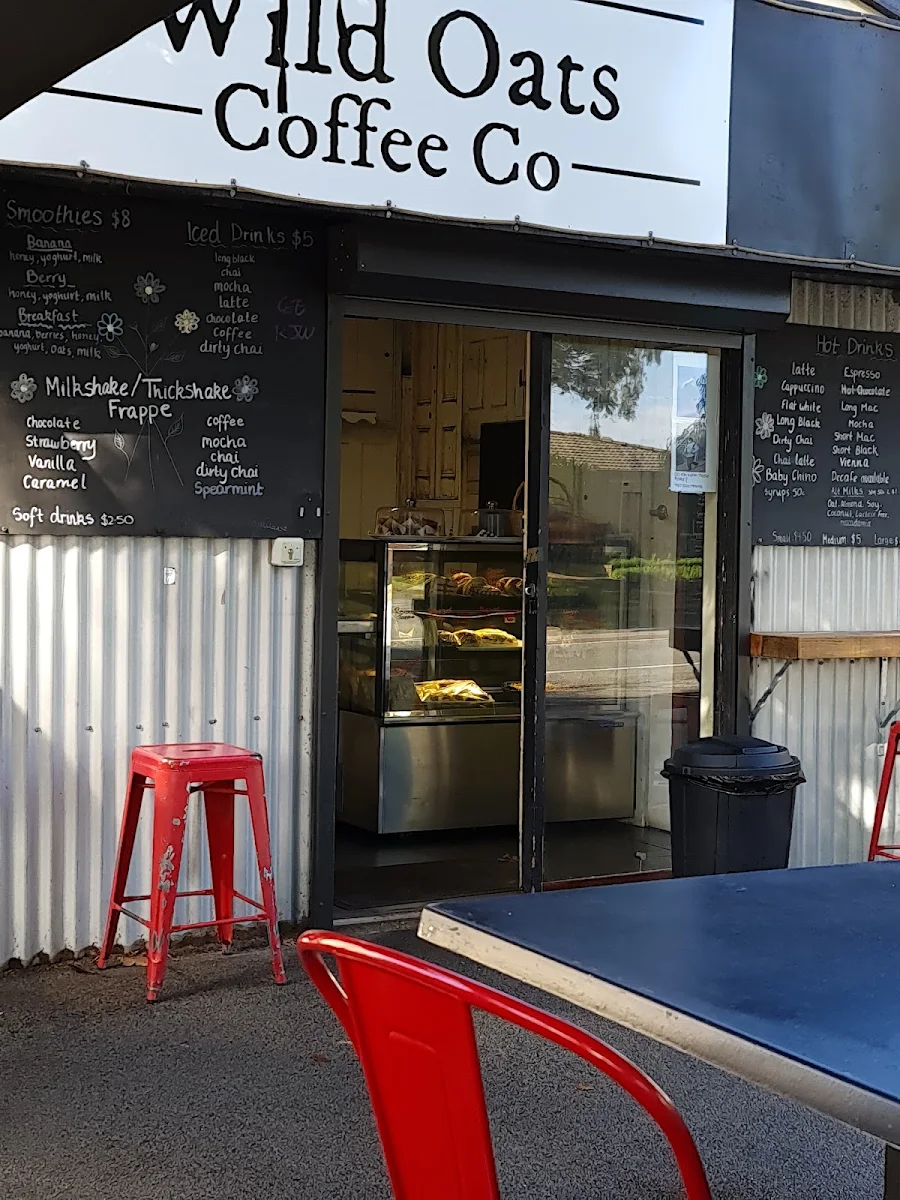 Menu, Wild Oats Coffee Co