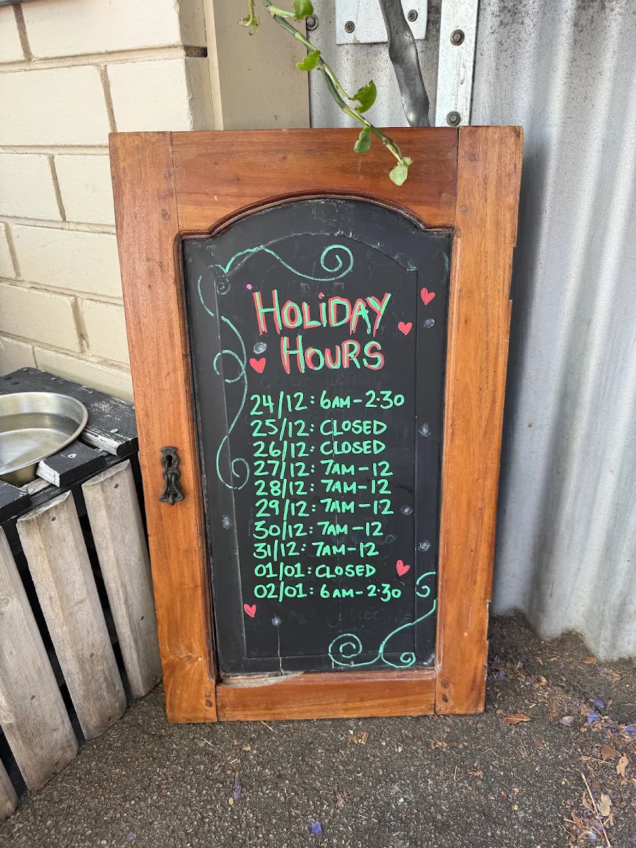 Menu, Wild Oats Coffee Co