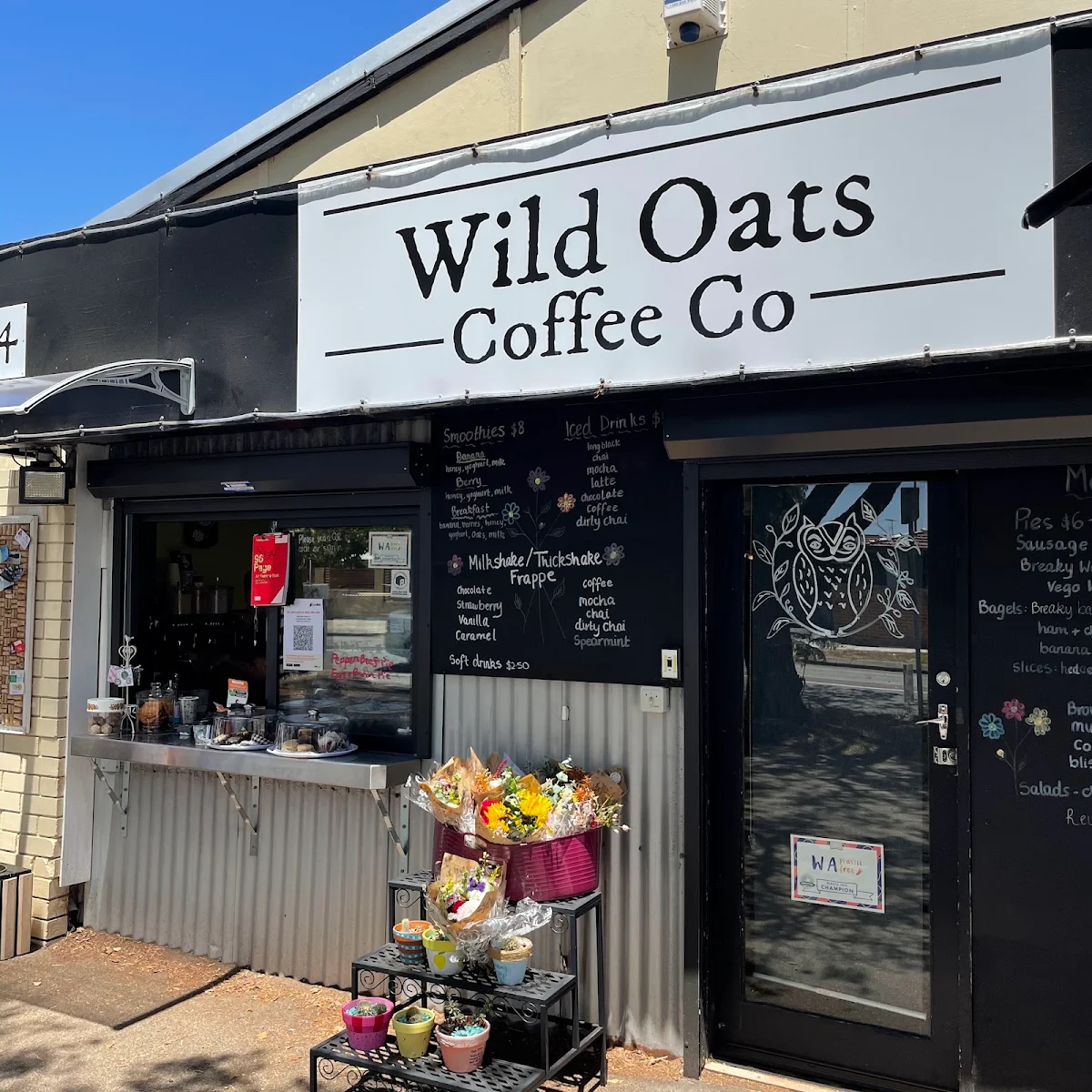 Menu, Wild Oats Coffee Co