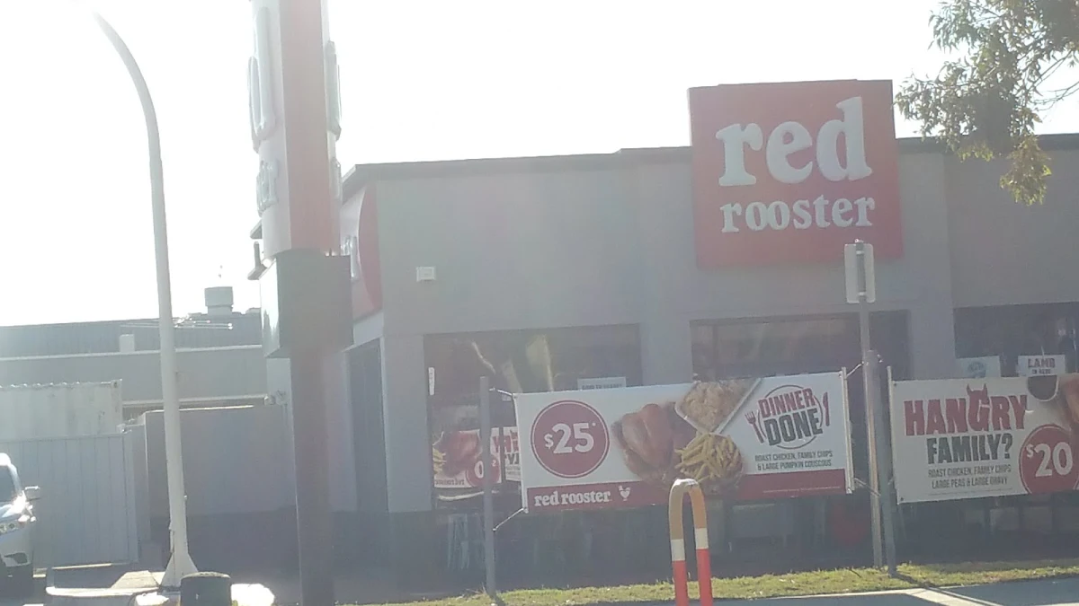 Menu, Red Rooster Thornlie