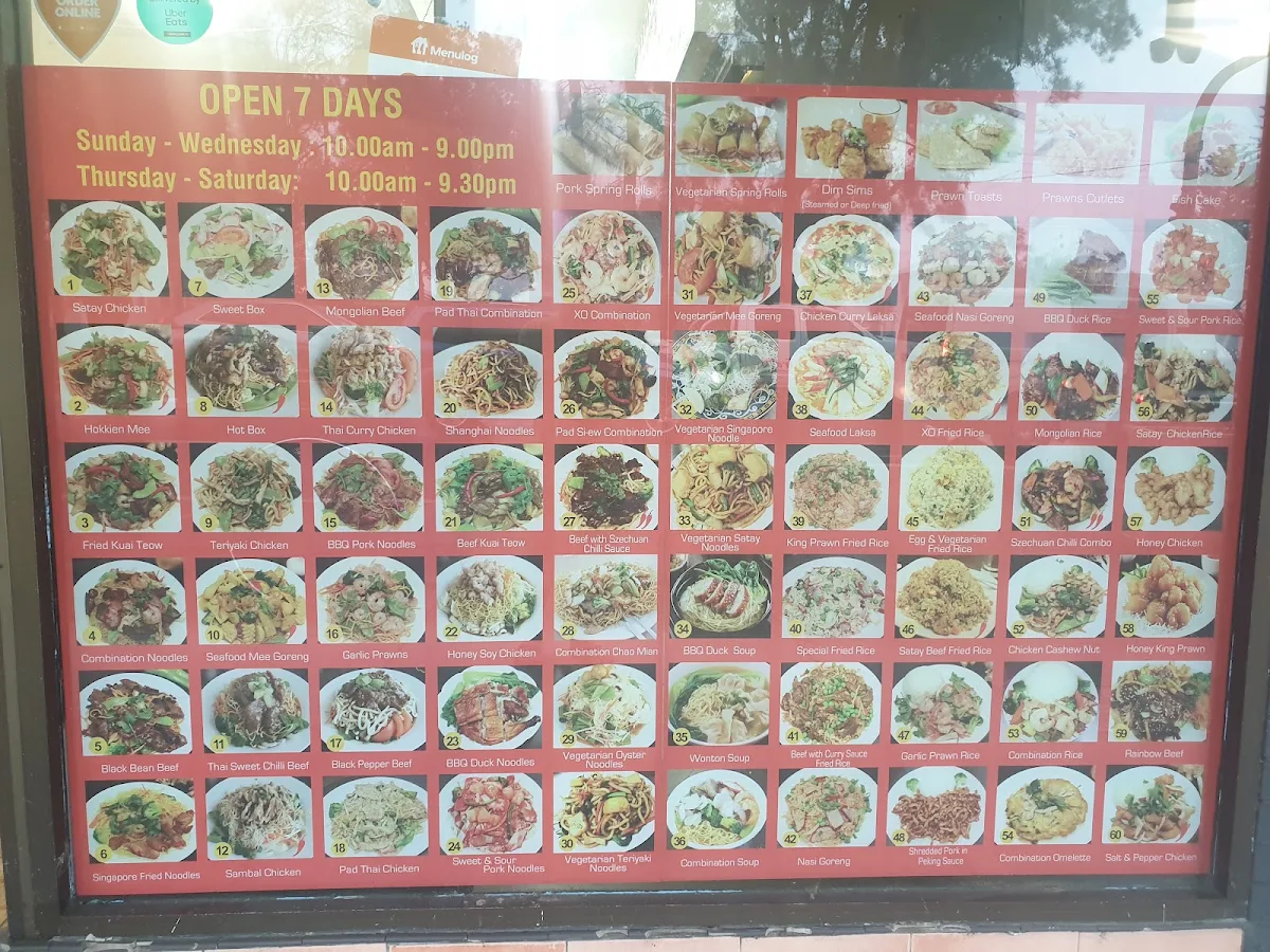 Menu, Magic Noodle Swansea