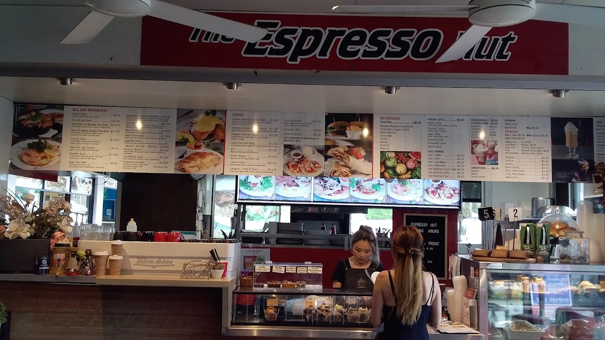 Menu, Espresso Hut