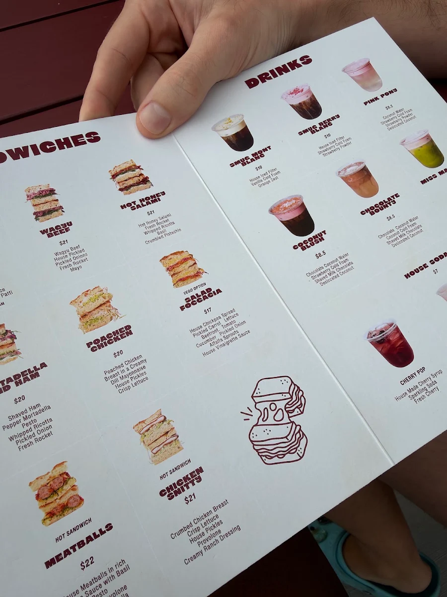 Menu, Smug Club
