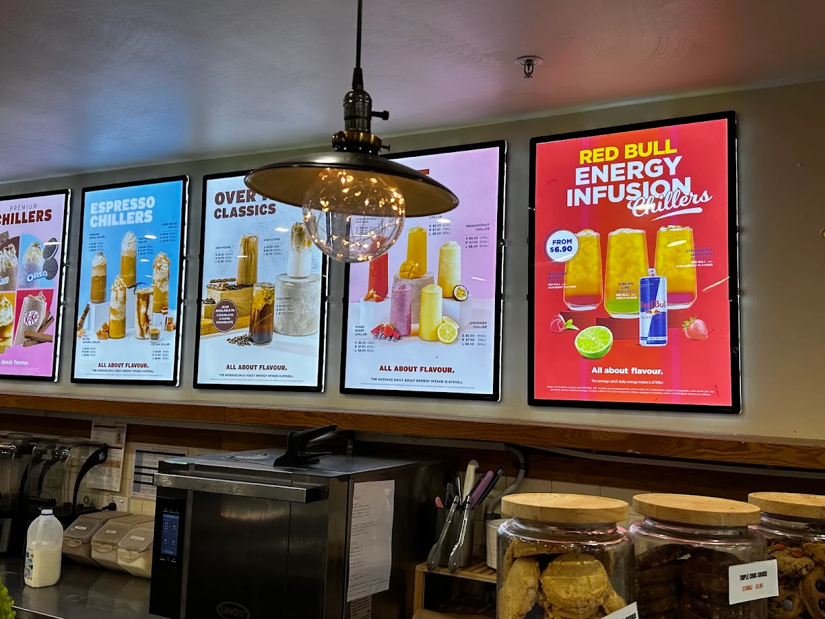 Menu, Gloria Jean's Port Macquarie (The Ritz)
