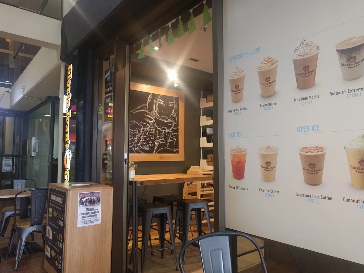 Menu, Gloria Jean's Port Macquarie (The Ritz)