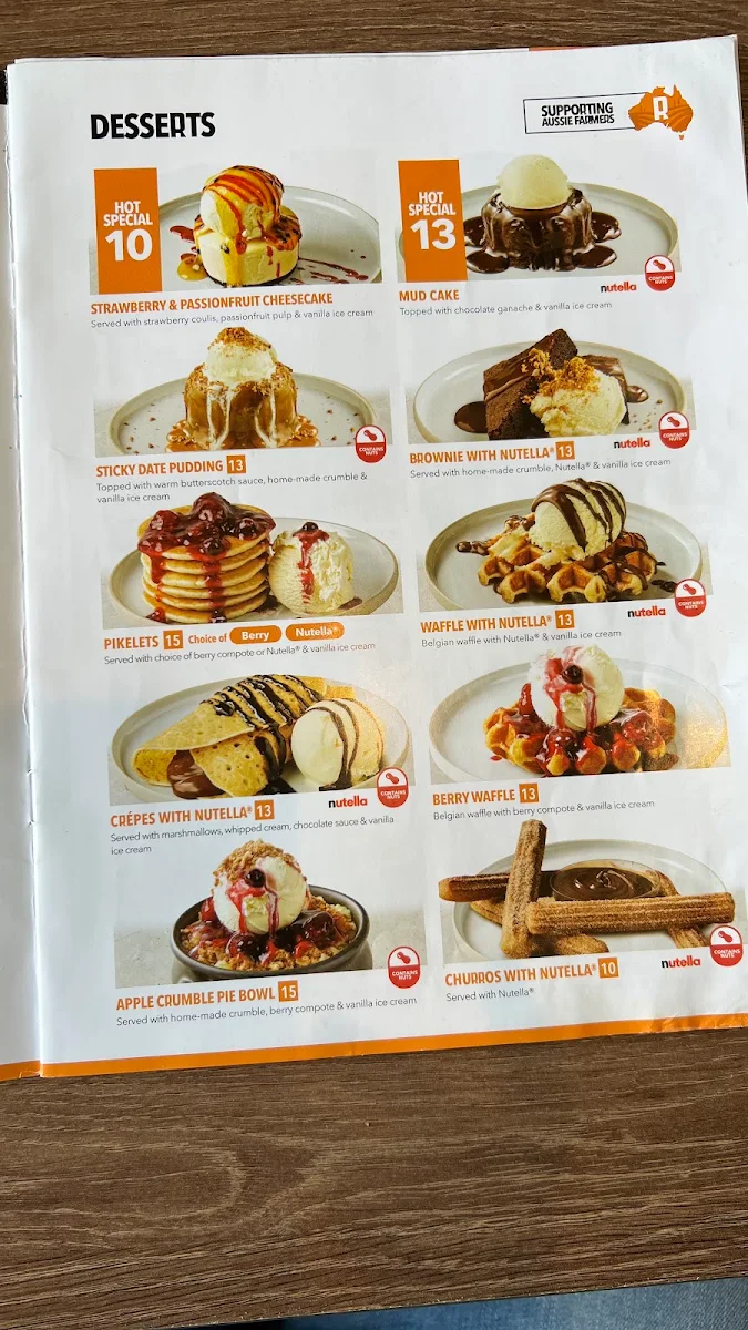 Menu, RASHAYS - Logaholme Hyperdome