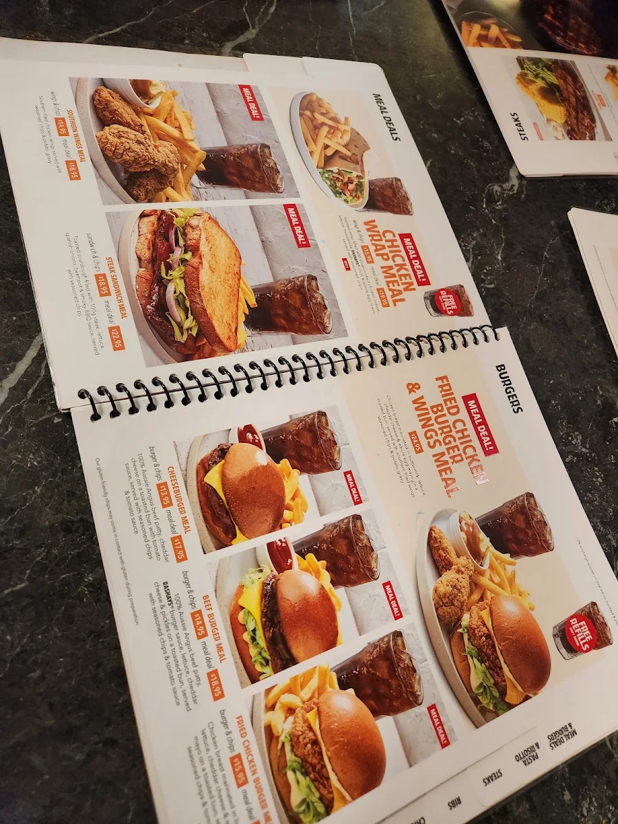 Menu, RASHAYS - Logaholme Hyperdome