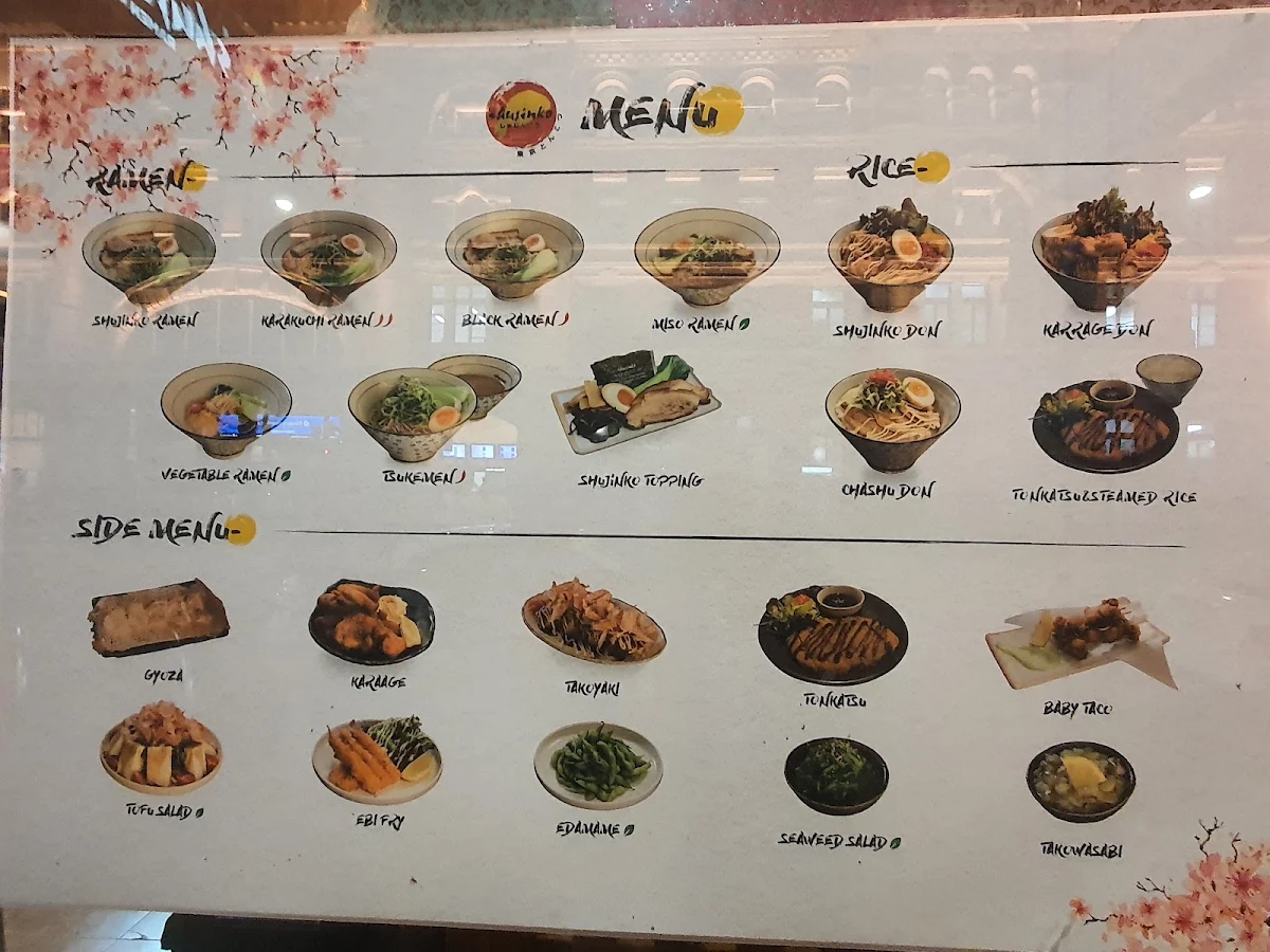 Menu, Shujinko Ramen Flinders
