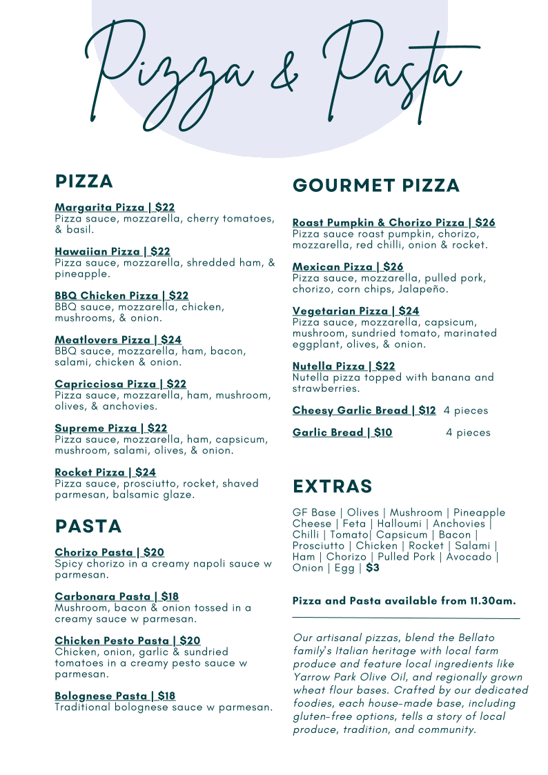 Menu, Muddy Duck Tapas & Events