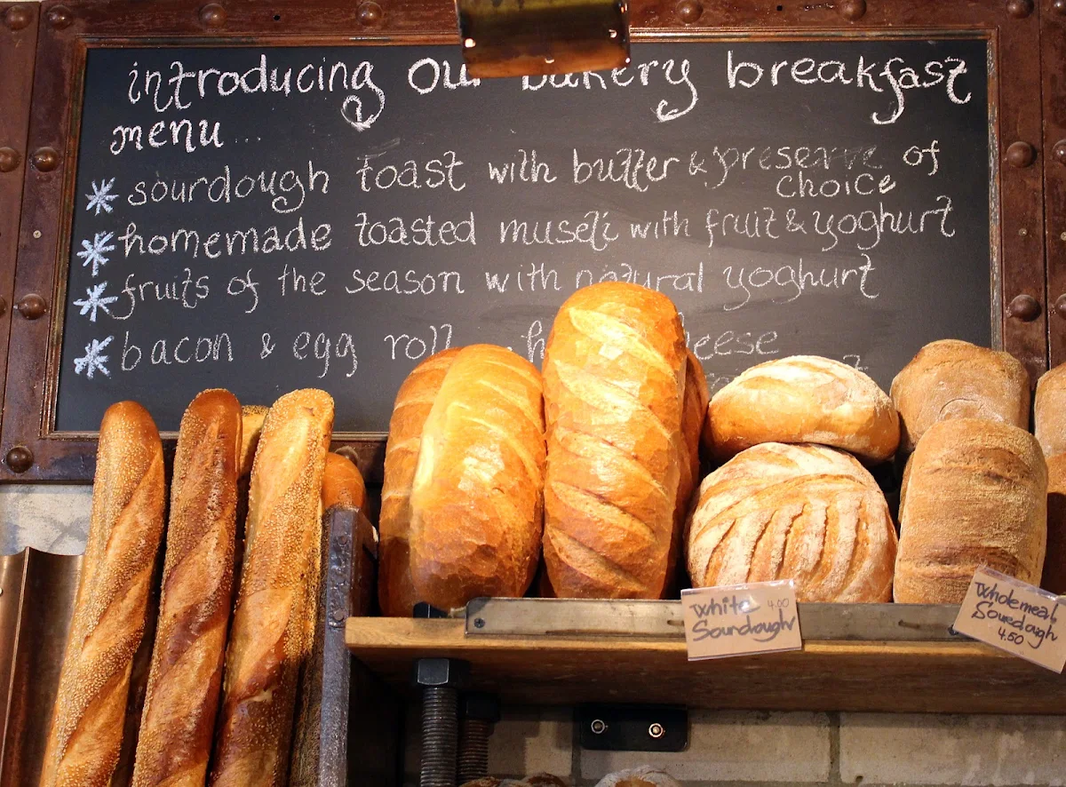 Menu, High Street Bakery