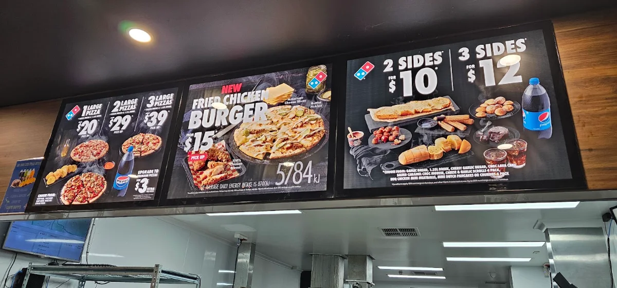 Menu, Domino's Pizza Armadale (WA)