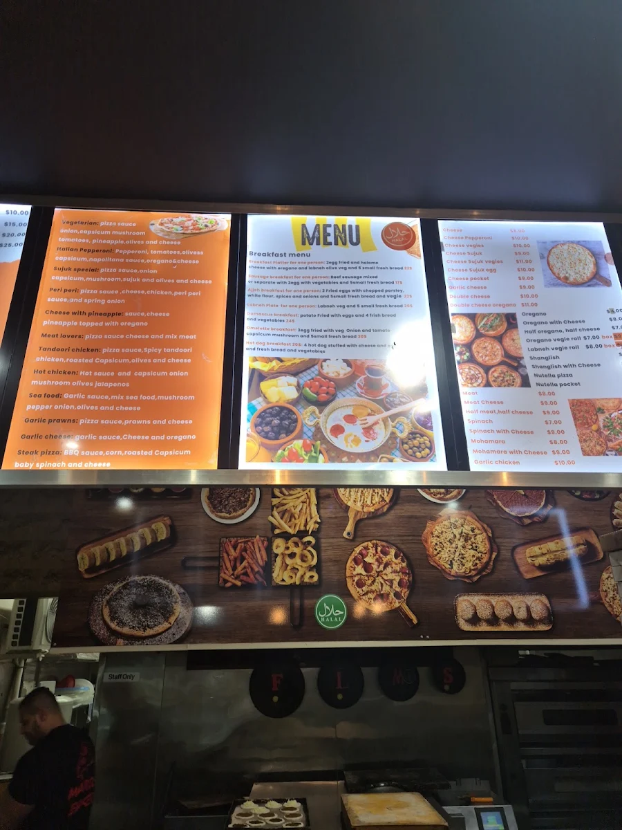 Menu, Marosh Bakery Cafe