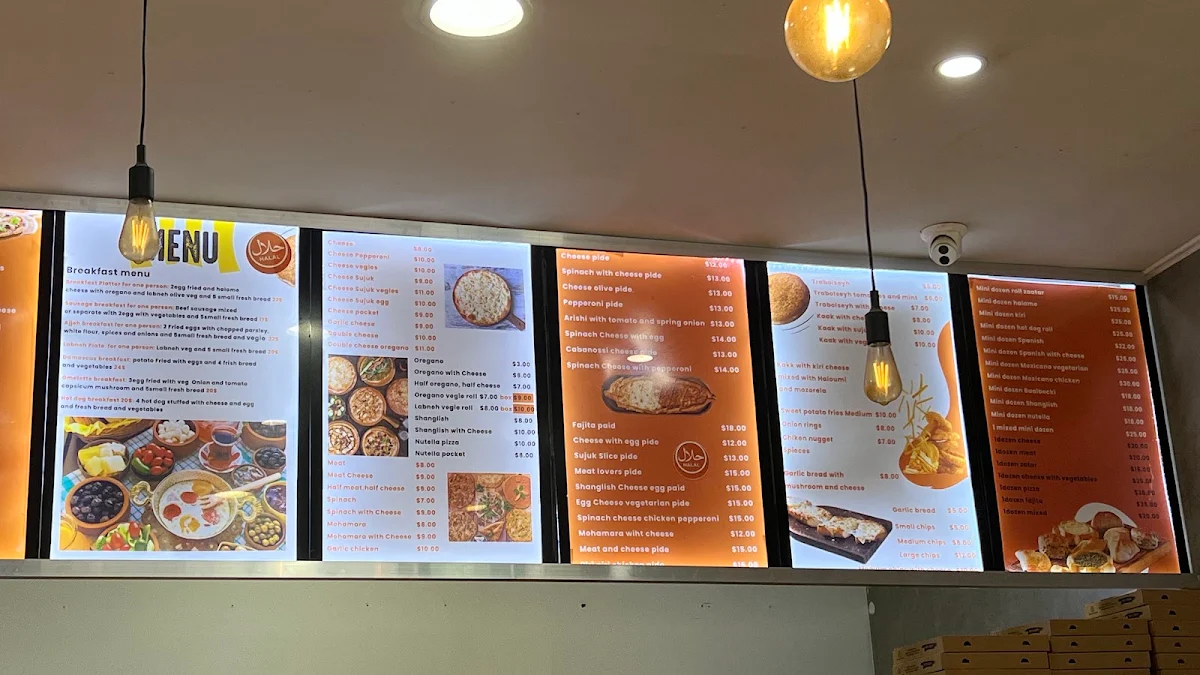 Menu, Marosh Bakery Cafe