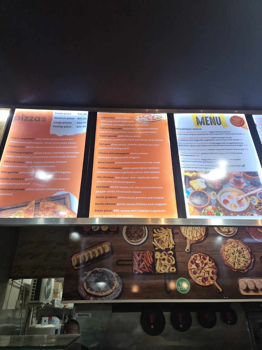 Menu, Marosh Bakery Cafe