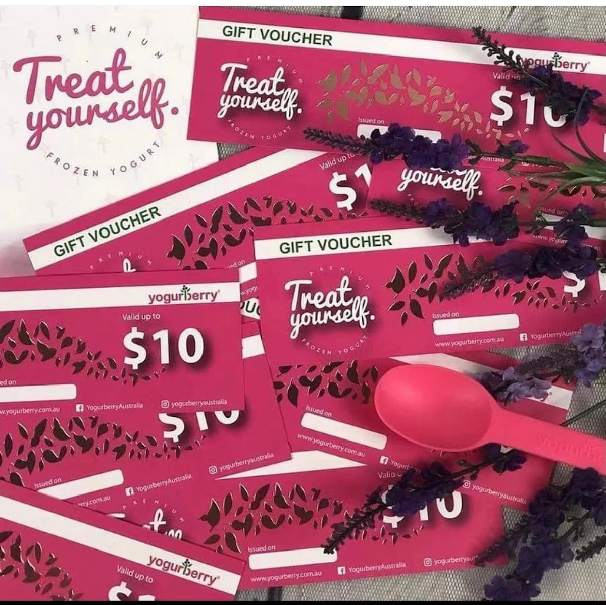 Menu, Yogurberry Tuggerah