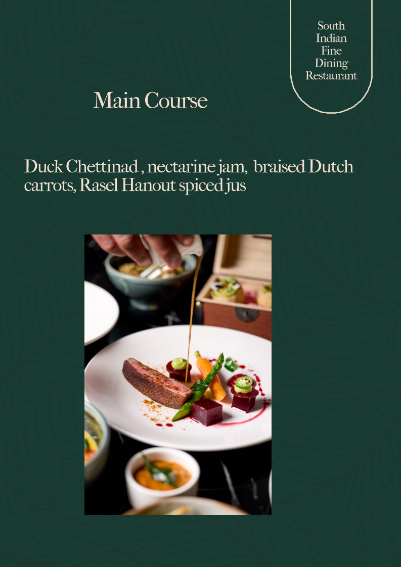 Menu, Southern Spice