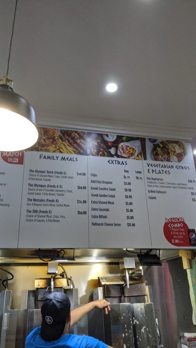 Menu, Little Greece Gyros & Souvlaki Bar