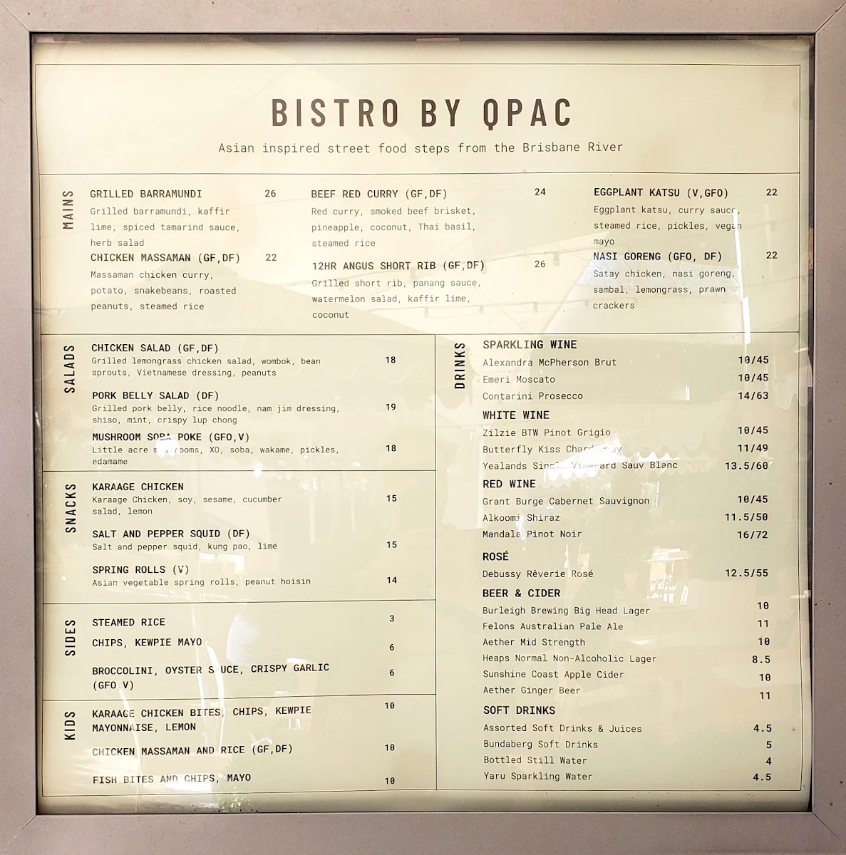 Menu, tomtom
