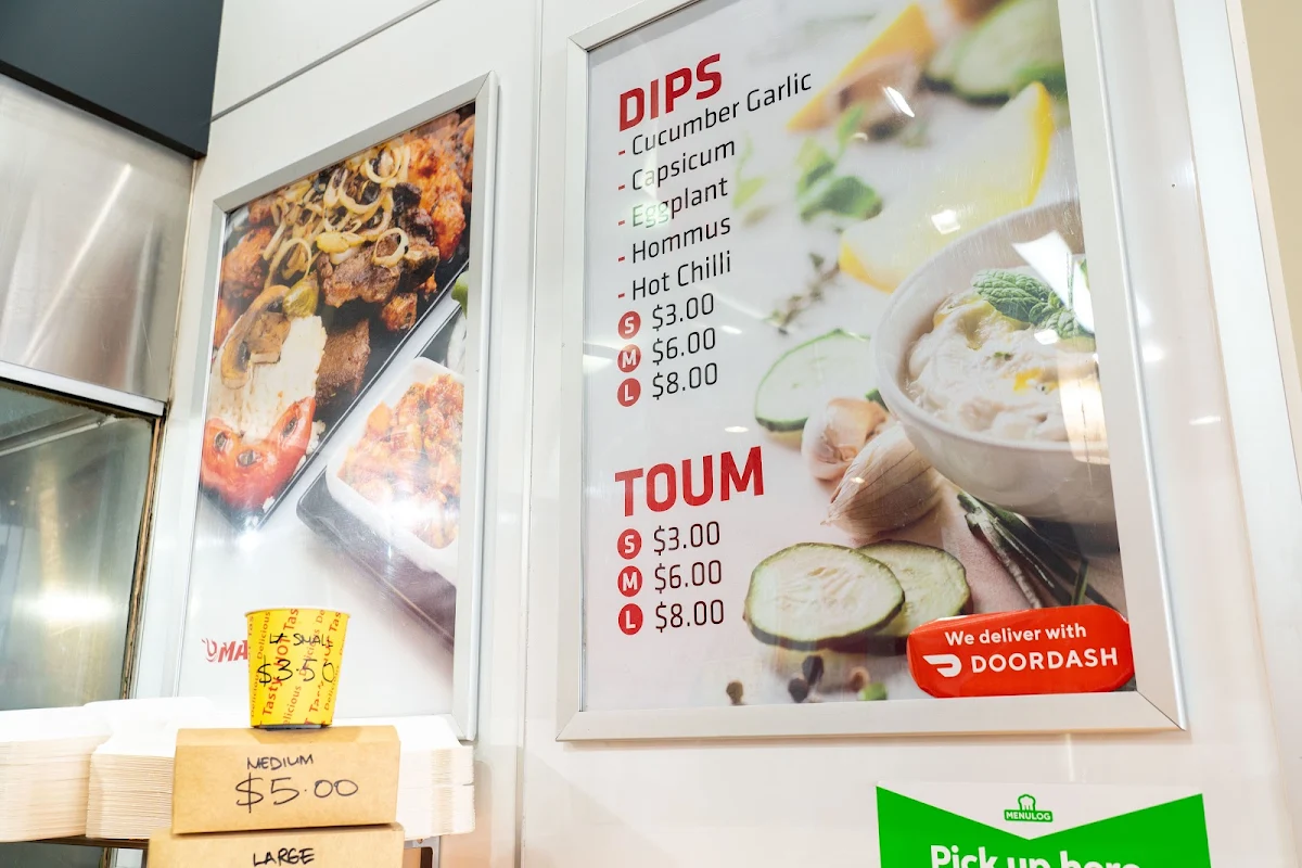 Menu, Mangal Char Grill