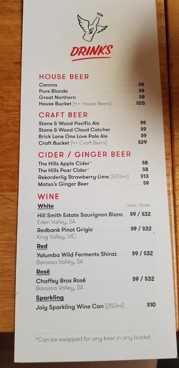 Menu, Grill'd Burgers - Frankston