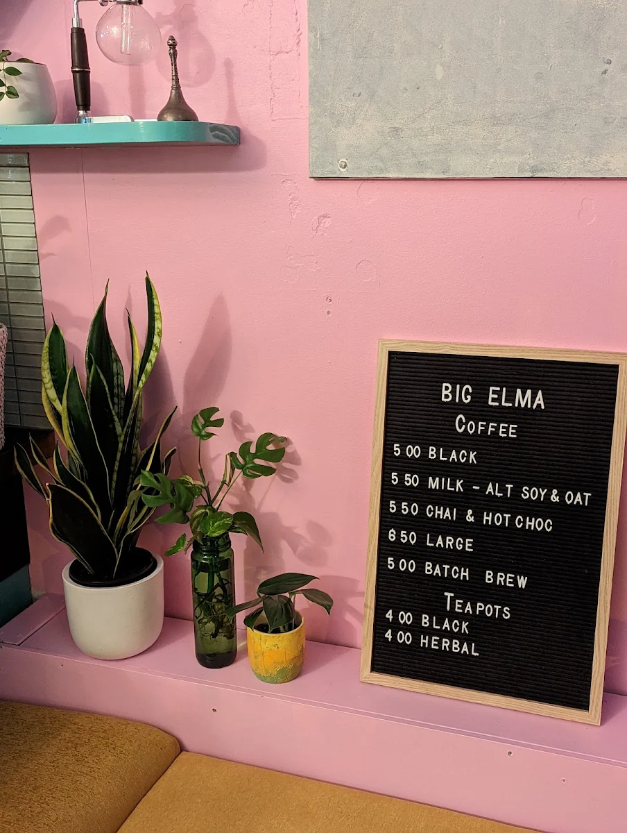 Menu, Big Elma