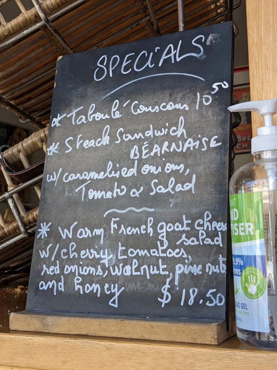 Menu, Le Café Flo