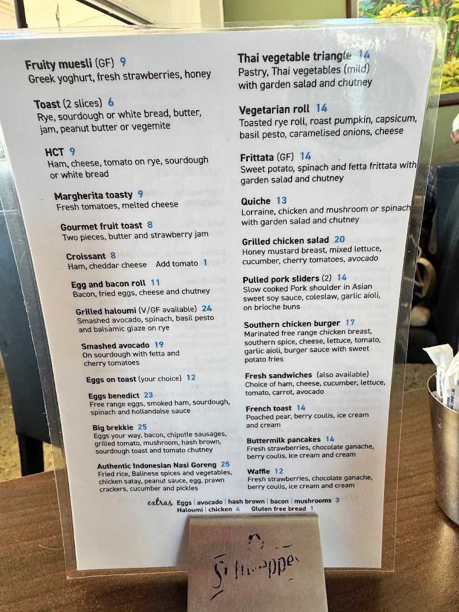Menu, The Perfect Blend Coffee Cafe